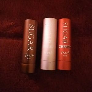 Fresh ~ Sugar  Tinted Lip Treatment ~ Cherry,fresh  ,petal Fresh ~ NWOB